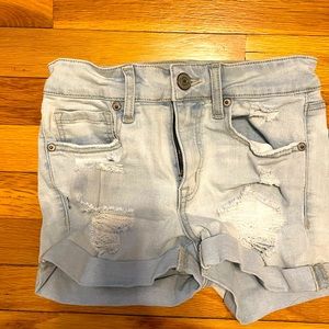 Aeropostale Jean shorts light blue ripped
